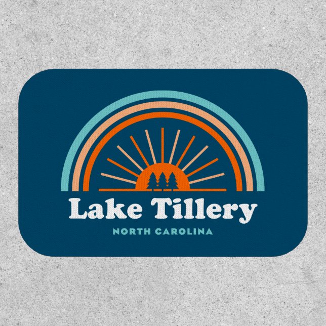 Lake Tillery North Carolina Rainbow Patch (Front)