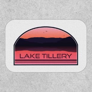 Lake Tillery North Carolina Red Sunrise Patch