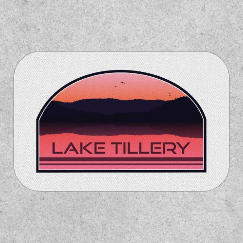 Lake Tillery North Carolina Red Sunrise Patch