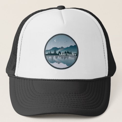 Lake Tillery North Carolina Reflection Trucker Hat