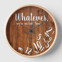 Lake Time Rustic Wood Funny Retirement Lake Home