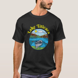 Lake Titicaca Clothing Peru Retro Boating T-Shirt