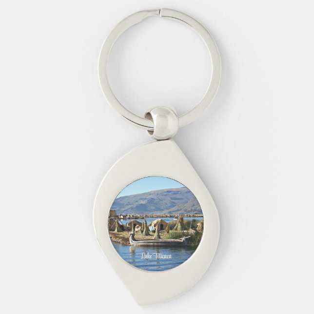 Lake Titicaca - Floating Island Keychain (Front)