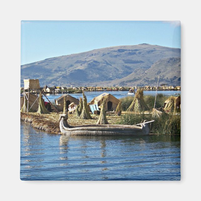 Lake Titicaca - Floating Island Magnet (Front)