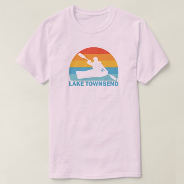Lake Townsend North Carolina Kayak T-Shirt (Design Front)