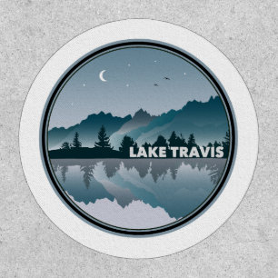 Lake Travis Austin Texas Reflection Patch