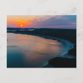 Lake Travis Sunset Postcard