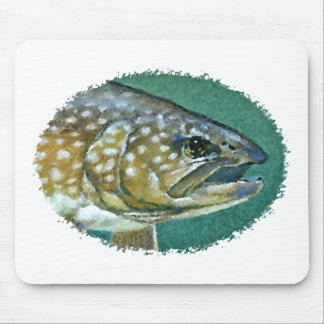 Lake Trout Logo Mouse Pad