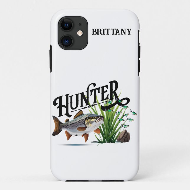 Lake Trout on the Hunt Case-Mate iPhone Case (Back)