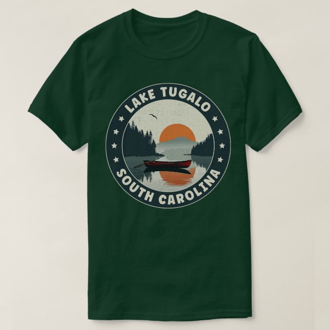 Lake Tugalo South olina Sunset T-Shirt (Design Front)