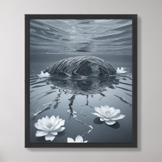 Lake Underwater Framed Art