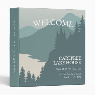 Lake Vacation Rental Guest Information Binder