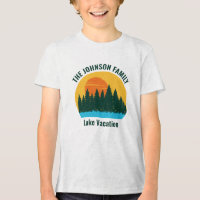 Lake Vacation Sunset Cool Personalized Kids