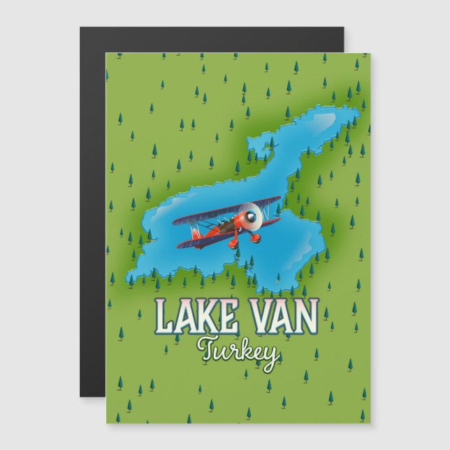 Lake Van Turkey Map (Front/Back)