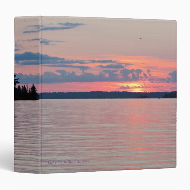 Lake Vermilion Sunset Binder (Front/Spine)