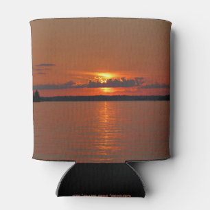 Lake Vermilion Sunset, Mn Can Cooler