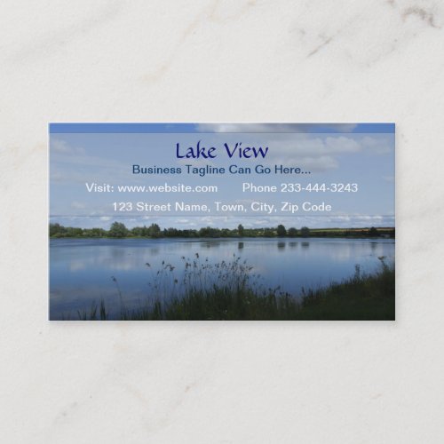 Lake View Business Card