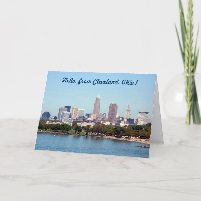 Lake View Cleveland Ohio Greeting Card (Front)