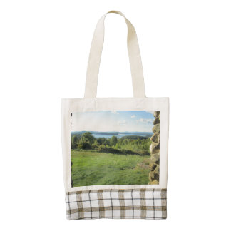 Lake View from Gilford Zazzle HEART Tote Bag
