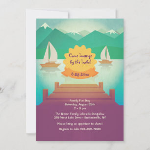 Lake View Invitation