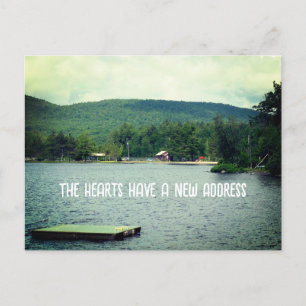 Lake View New Address Announcement Postcard