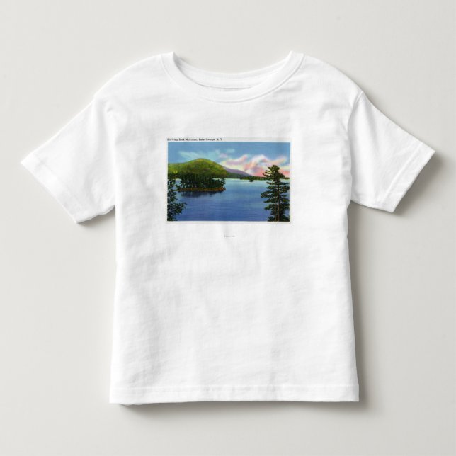 Lake View of Shelving Rock Mountain Toddler T-shirt (Front)