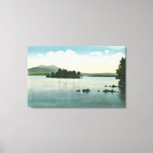 Lake View of the Belknap Mountains Canvas Print