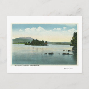 Lake View of the Belknap Mountains Postcard