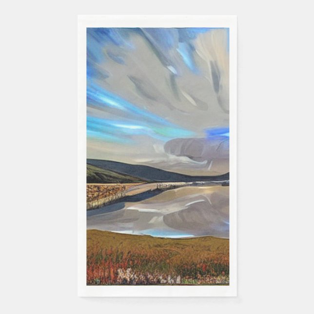 LAKE VIEW PAPER GUEST TOWELS (Front)