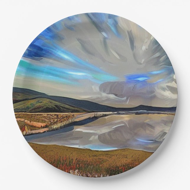 LAKE VIEW PAPER PLATES (Front)