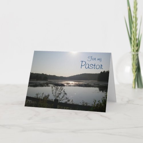 Lake View Pastor Appreciation Card