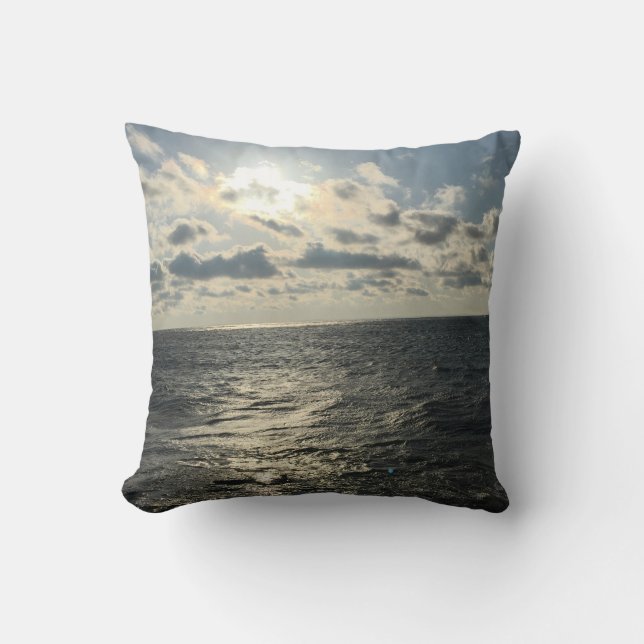 Lake View Throw Pillow (Front)