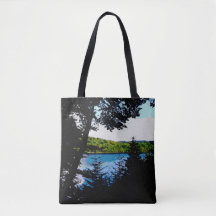 Lake view tote