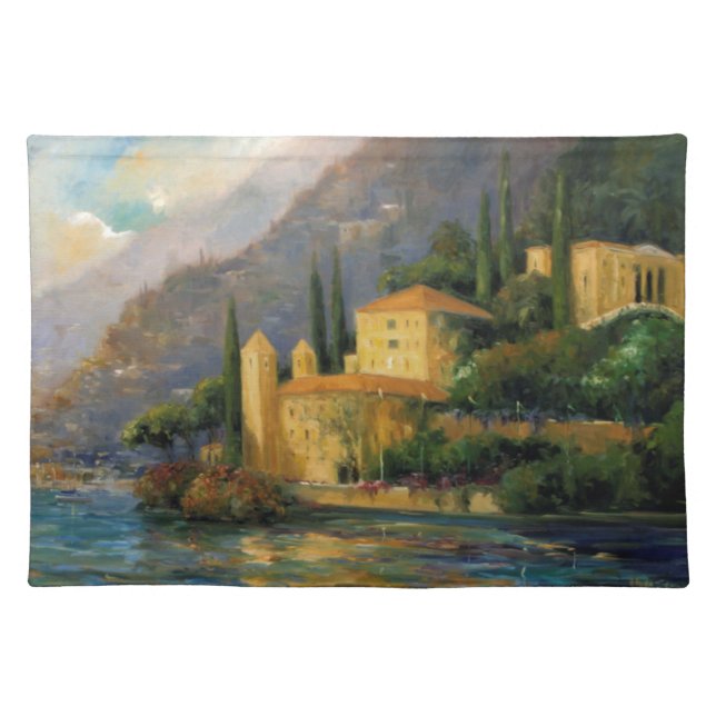 Lake Villa Cloth Placemat (Front)