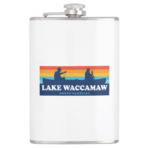 Lake Waccamaw North Carolina Canoe Flask