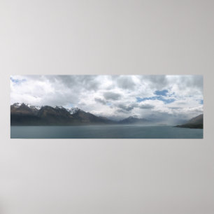 Lake Wakatipu, New Zealand Poster