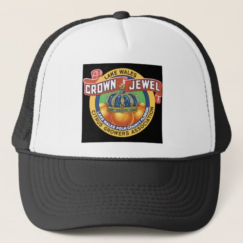 Lake Wales Crown Jewel Orange Trucker Hat