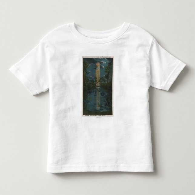 Lake Wales, FL - View of Mt. Lake & Singing Toddler T-shirt (Front)
