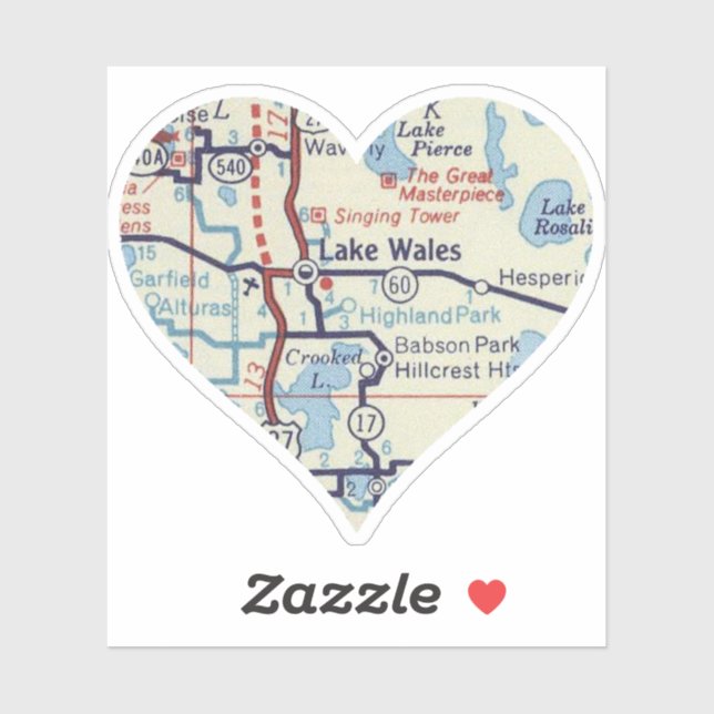 Lake Wales Florida Sticker (Sheet)