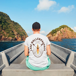 Lake Wallenpaupack Pennsylvania Kayaking Fishing T-Shirt