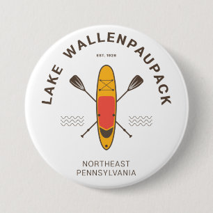 Lake Wallenpaupack Pennsylvania Paddle Boarding Button