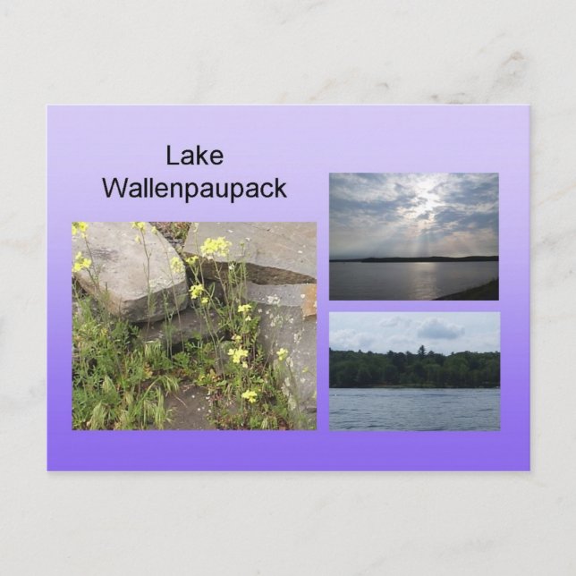Lake Wallenpaupack Postcard (Front)