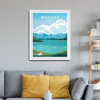 Lake Wanaka New Zealand Framed Art