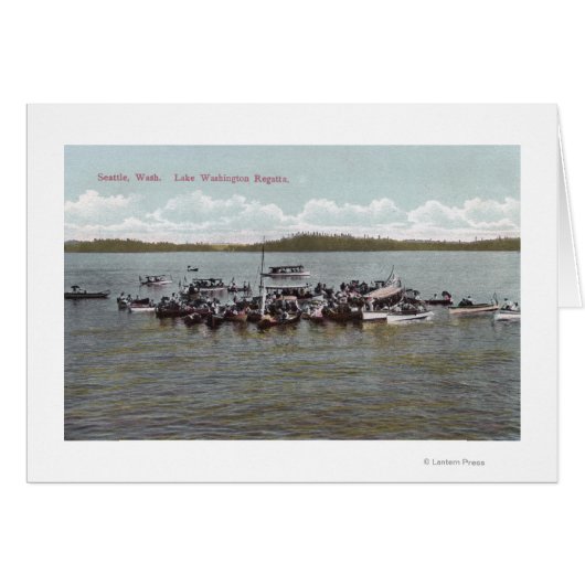Lake Washington Regatta Scene Cards (Front Horizontal)