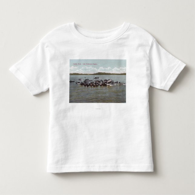 Lake Washington Regatta Scene Toddler T-shirt (Front)