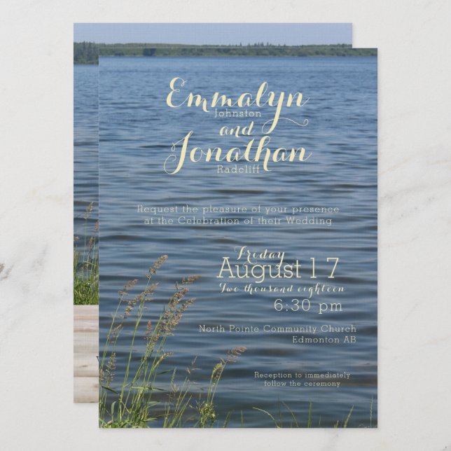 Lake Water Invite (Front/Back)