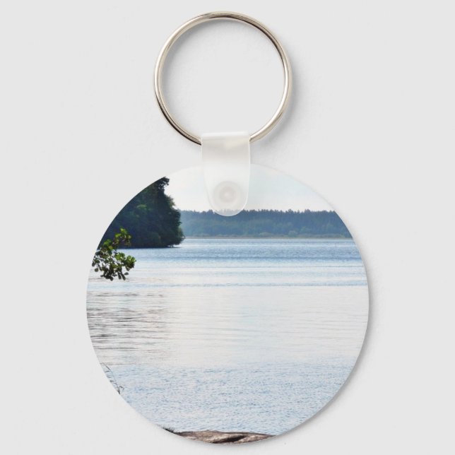 Lake Water On Wind Keychain (Front)