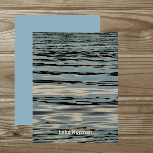Lake Water Rippling Blue Beige Scrapbook paper