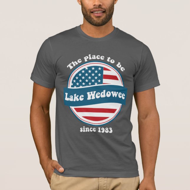 Lake Wedowee Patriotic Tee (Front)