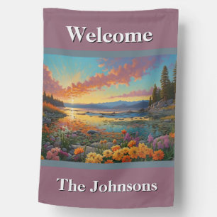 Lake Welcome House Flag